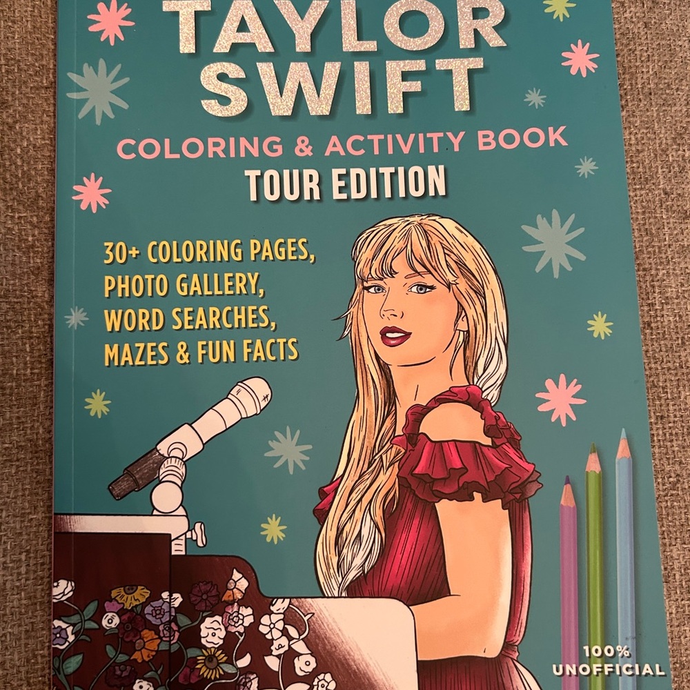 Taylor Swift coloring & activity book